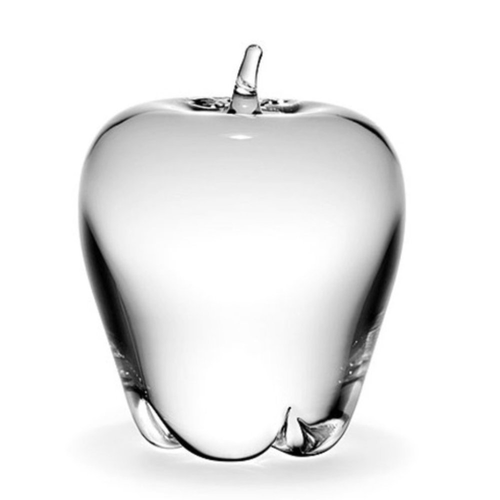 Steuben Crystal Iconic Apple